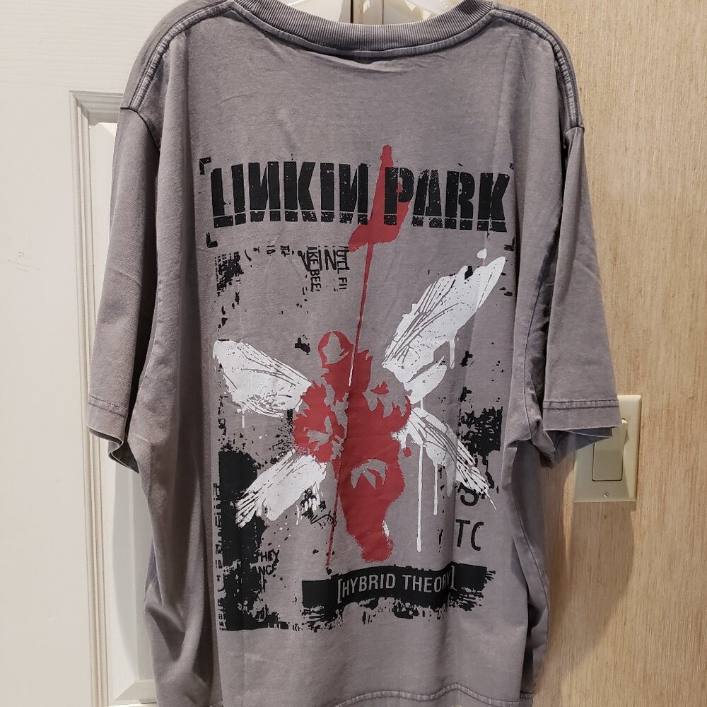 Linkin Park Men's Gray Hybrid Theory T-Shirt  XL